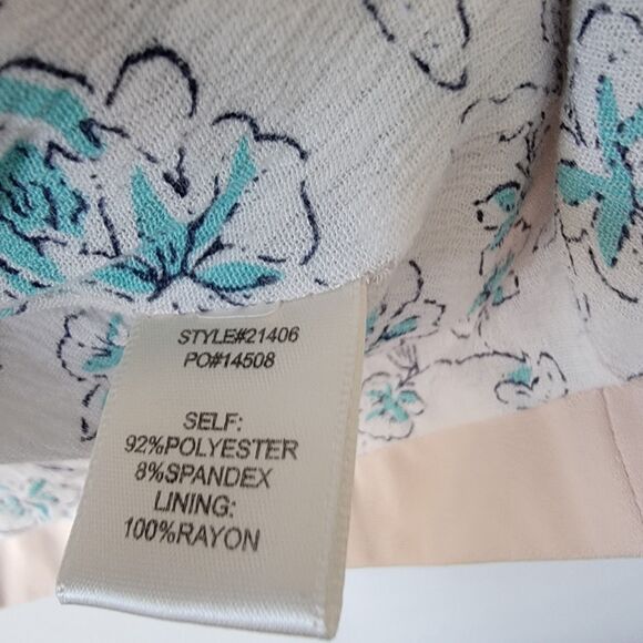 Skies Are Blue women's Raja collarless blazer size M in a light pink ruched slee - Picture 6 of 6